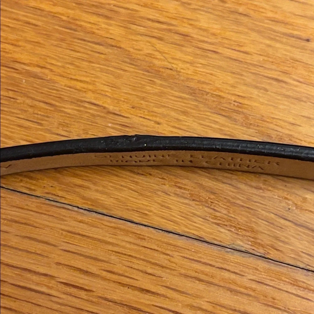 J. Crew Thin Skinny Waist Belt Animal Cheetah Leopard Tortoise Tan Leather Small - Picture 13 of 16